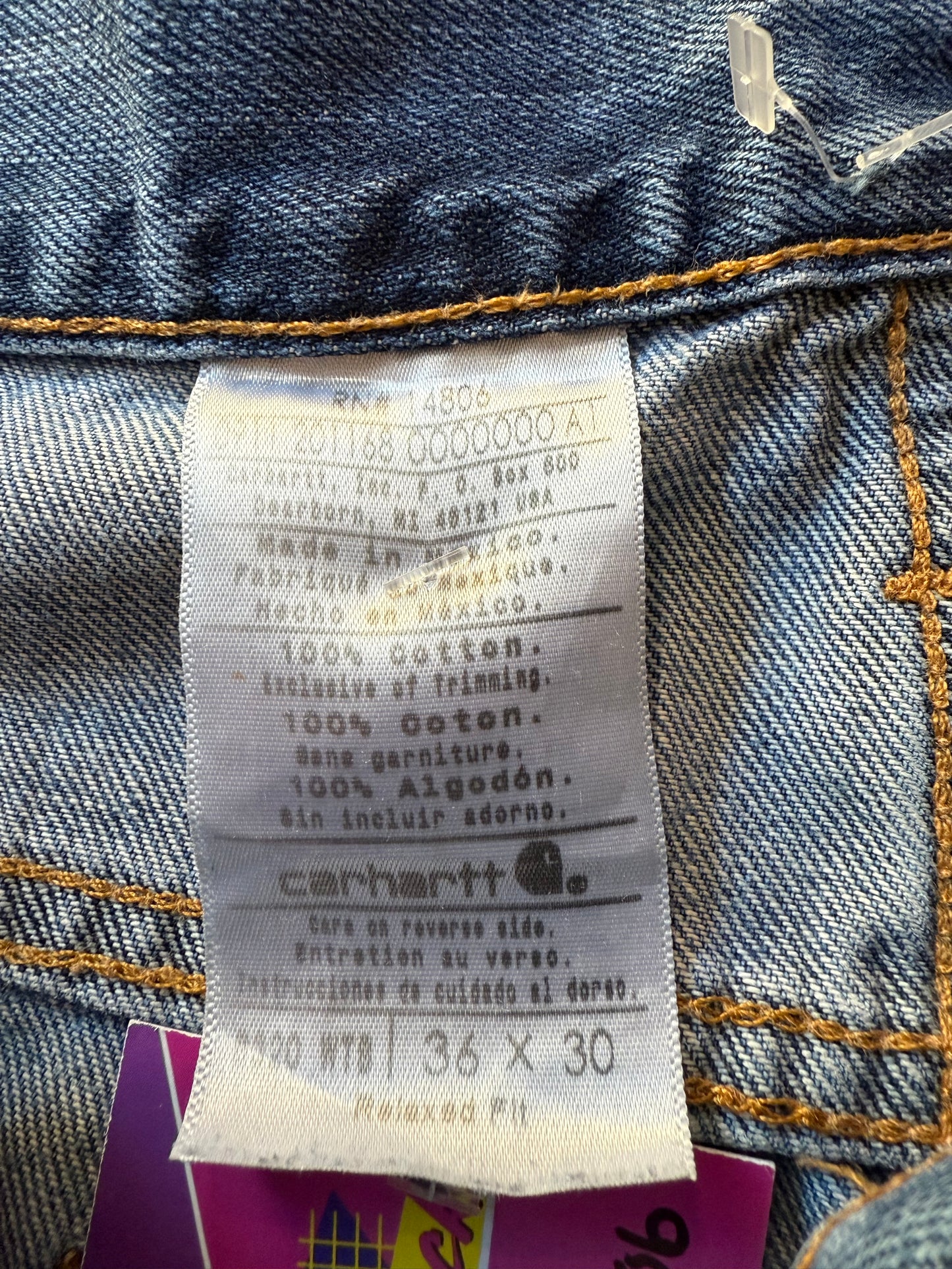 Vintage Y2K Carhartt Jeans. Grunge/ Skater. Workwear. Waist: 36” Leg: 30”