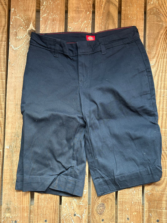 Vintage 90s Dickies navy blue shorts. Workwear. 26” waist