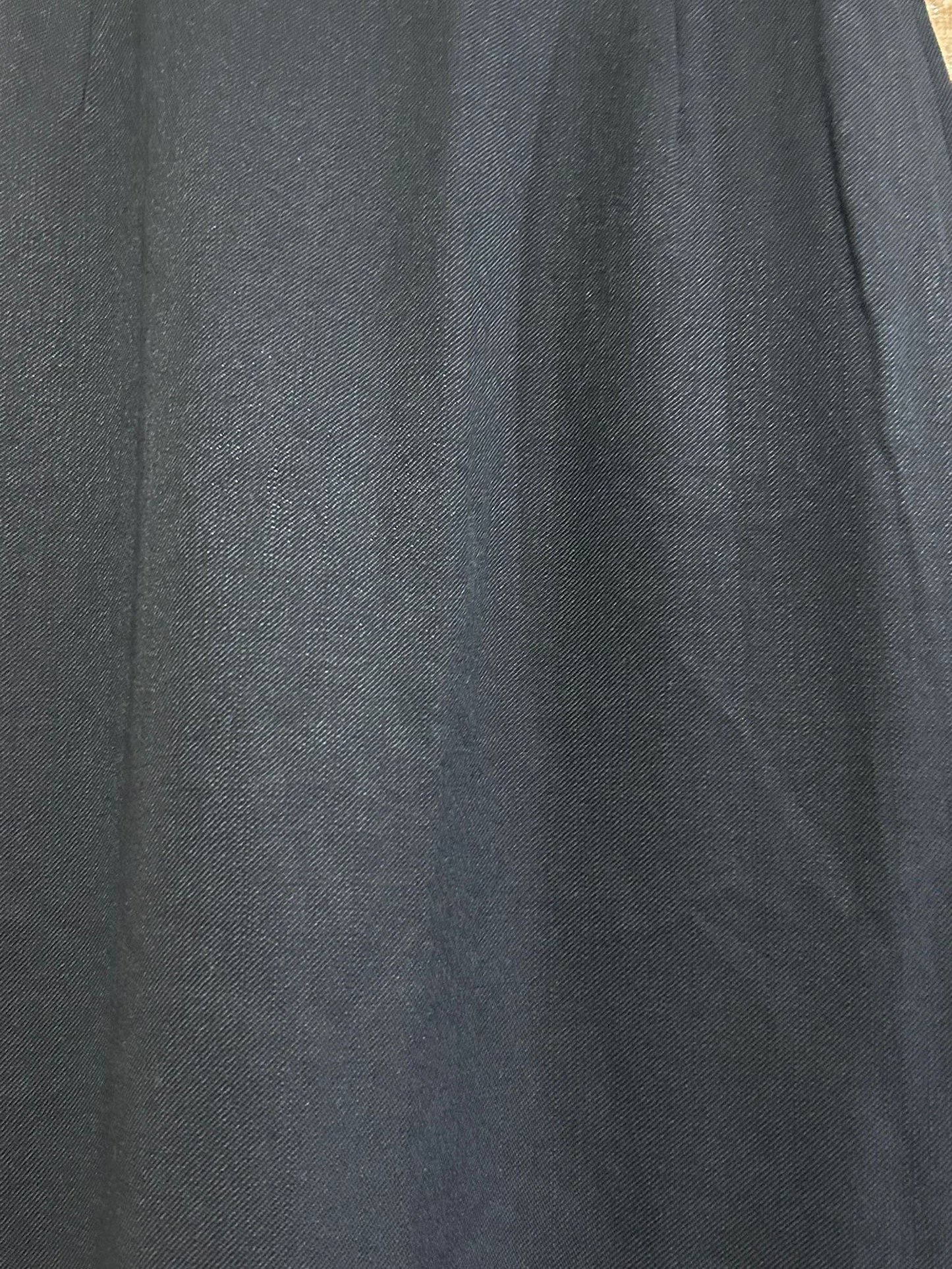 Vintage 80s Jaeger wool skirt. Black. Waist 26” size UK8