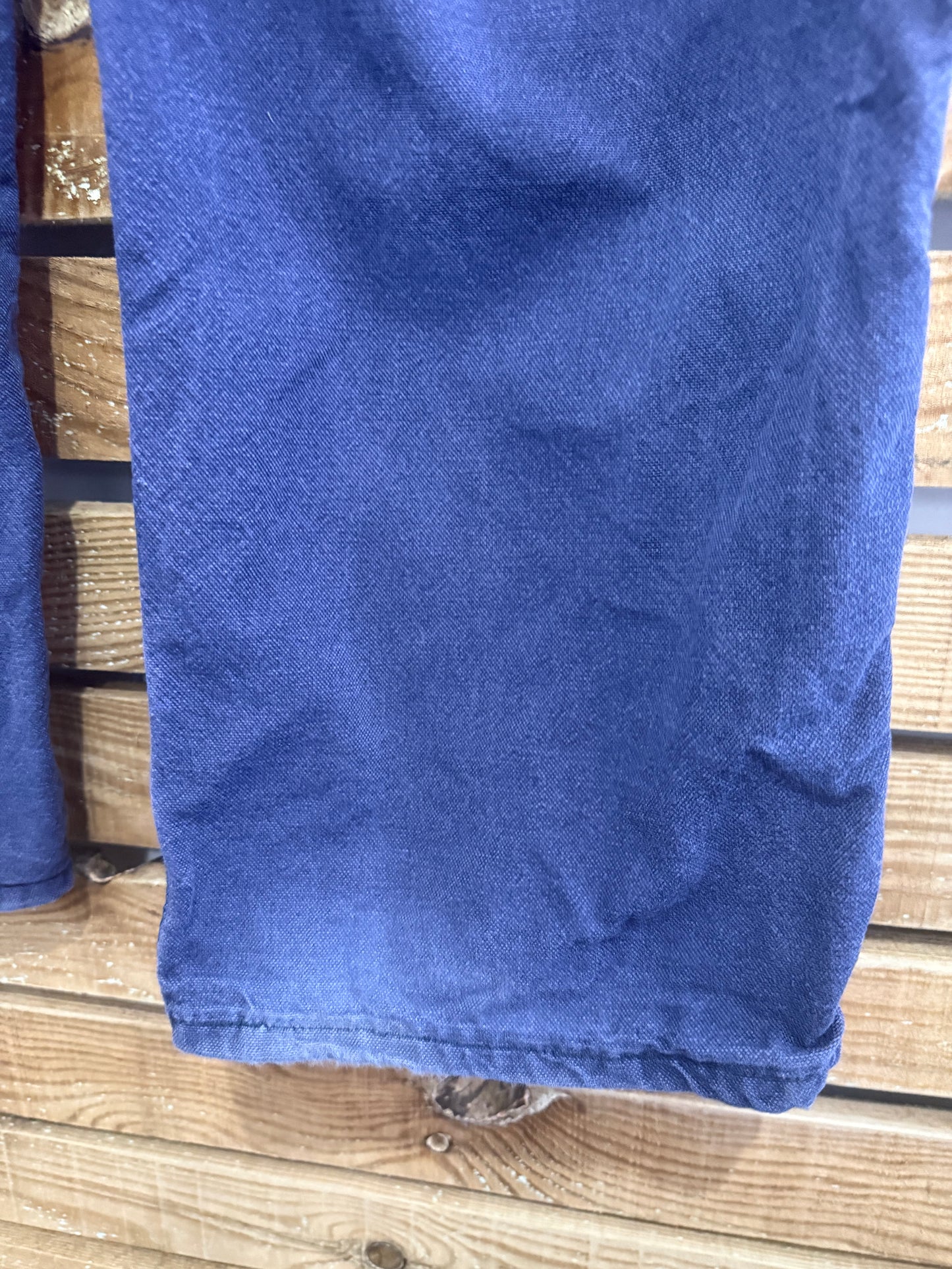 Vintage 90s Carhartt Fire Resistant Carpenter Blue Trousers/ Pants. Workwear. Waist: 36” Leg: 32”