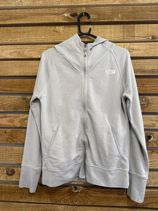 Vintage Y2K The North Face logo hoodie/ hooded sweater. Size Medium. Grey