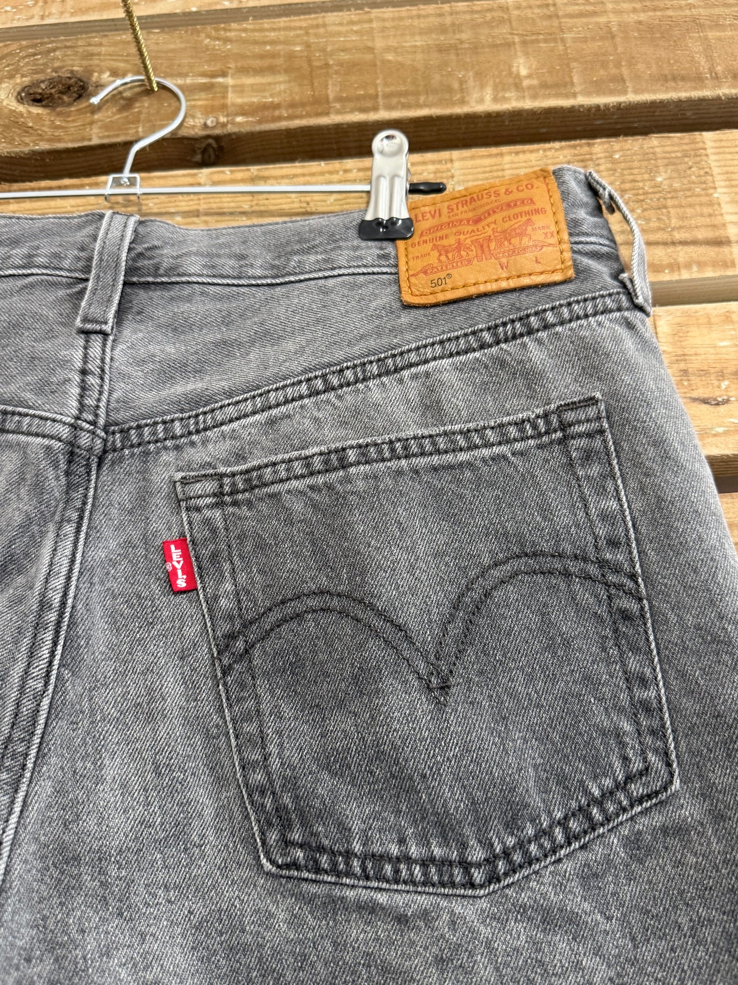 Levi’s 501 Cut Off Denim Shorts. Size UK12. 32” waist.