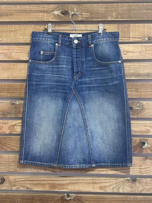 Isabel Marant ètoile Fiali denim midi skirt. Eu38. Size UK12 32” waist.