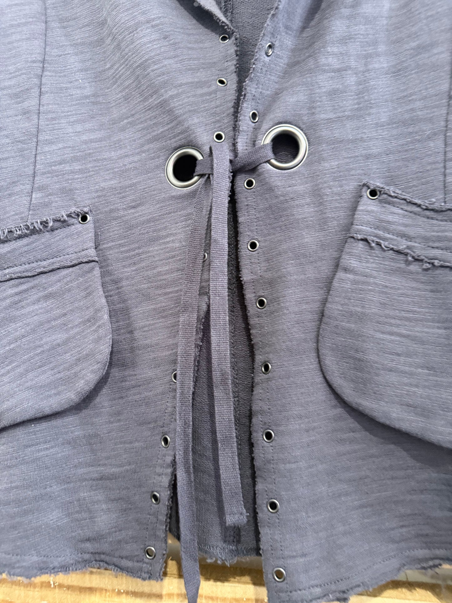 Vintage Y2K Sandwich lightweight Blazer/Jacket. Grey. Size small.