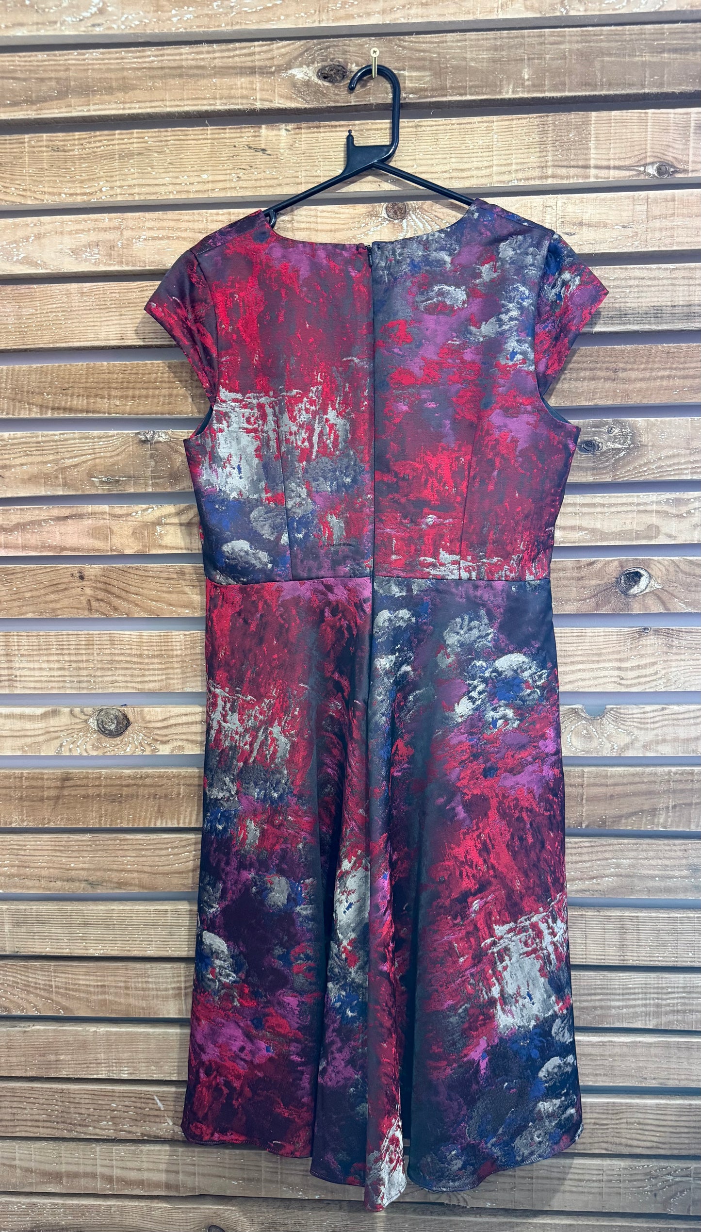 Per Una shift dress. Watercolour/abstract pattern. Evening/ summer/ office/ wedding. Size 16