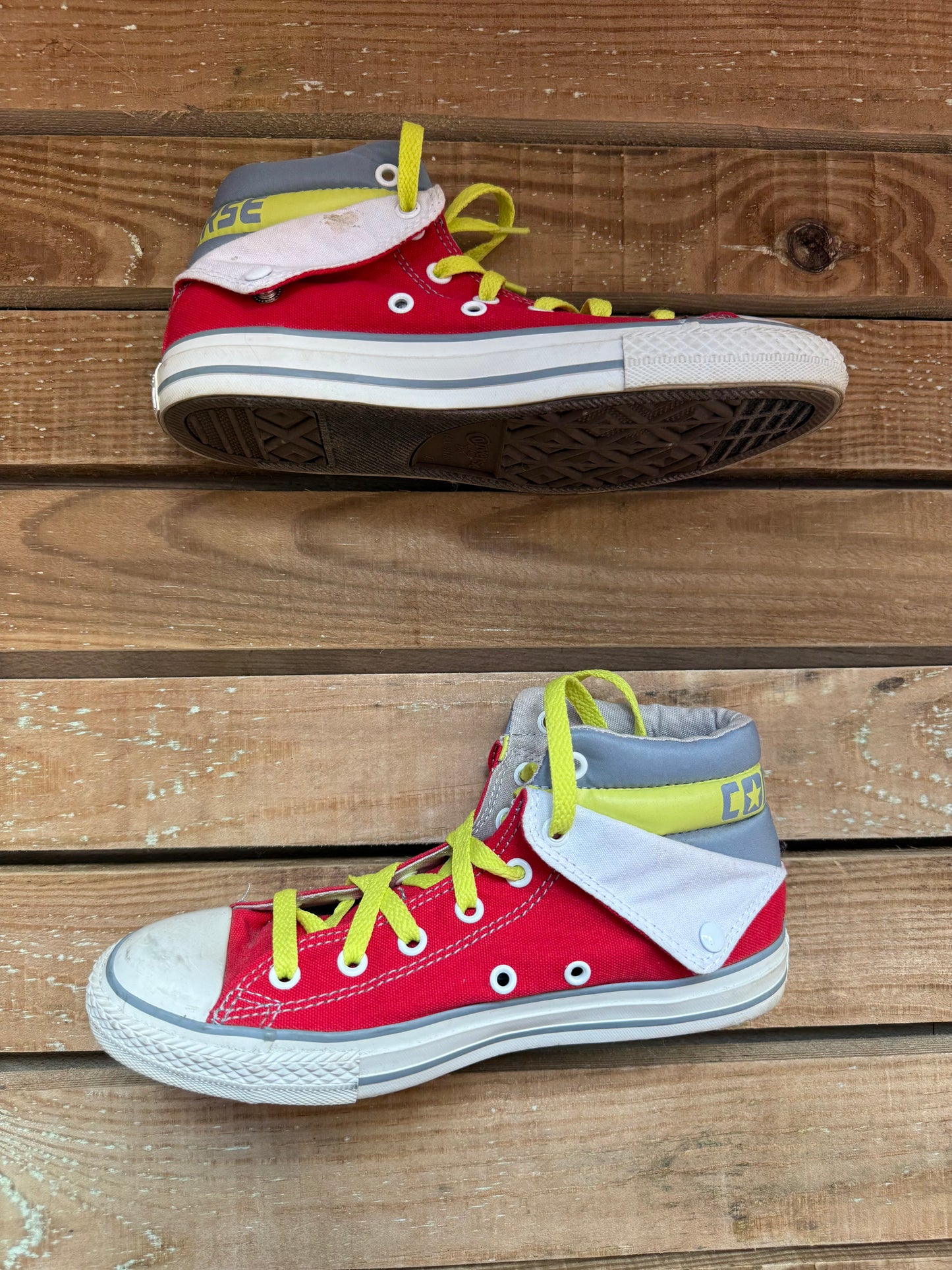 Converse Chuck Taylor All Star Two Fold high-top trainers. 
UK4, EU37