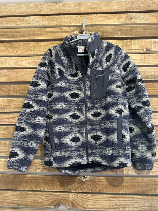 Vintage 90s Avalanche Aztec zip up fleece jacket. Size Medium