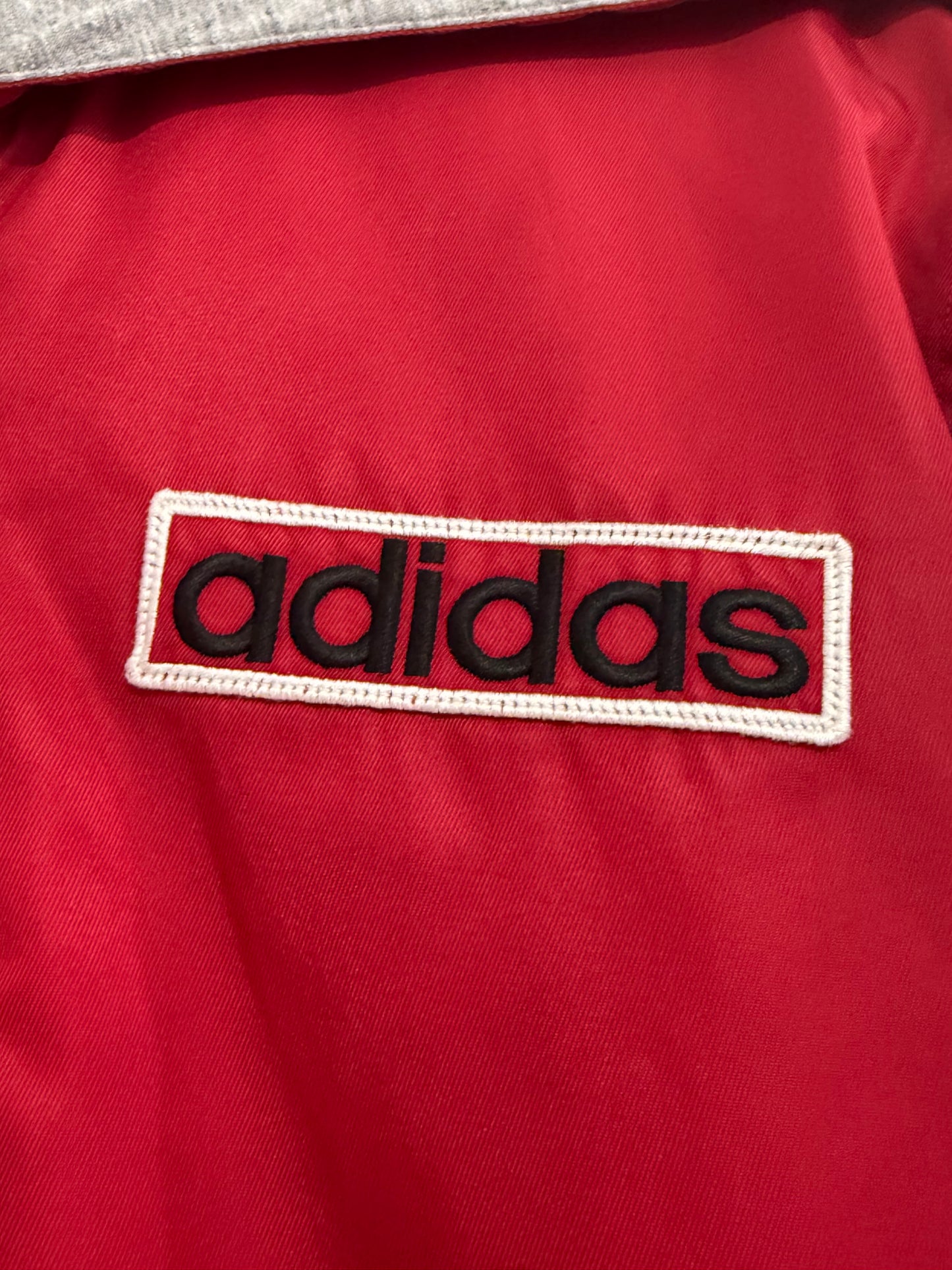 Vintage 90s RARE Adidas Varsity/ College Shell Jacket. Size Small.