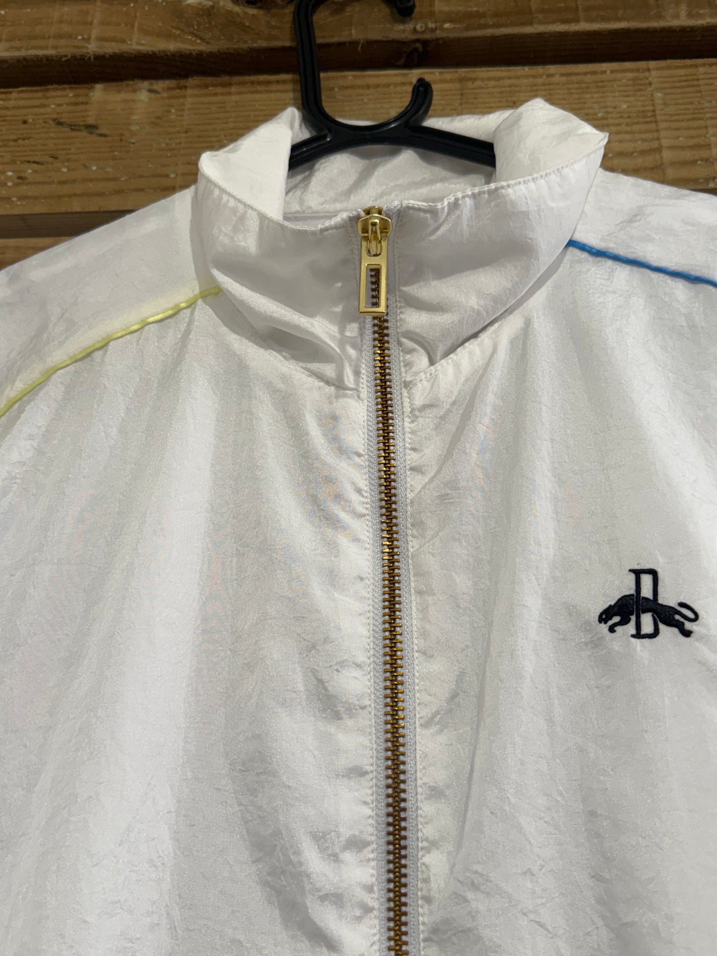 Puma X R.Dassler Legacy T7 track top/ shell jacket. White. Medium.