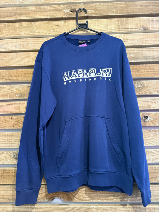 Vintage Y2K Napapijri spell-out Sweater/ sweatshirt. Size Large
