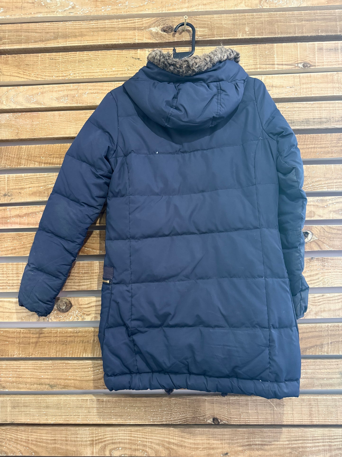 Joules down filled puffer jacket/ coat. Pink. Size UK8