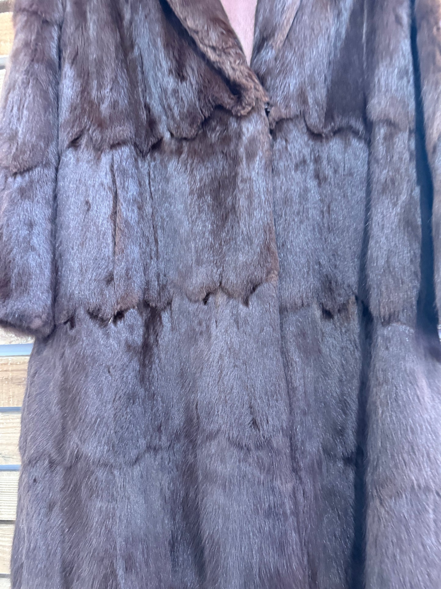 Vintage 60s Browns of Chester Squirrel Fur coat. Brown. Free sizing up to a size 16