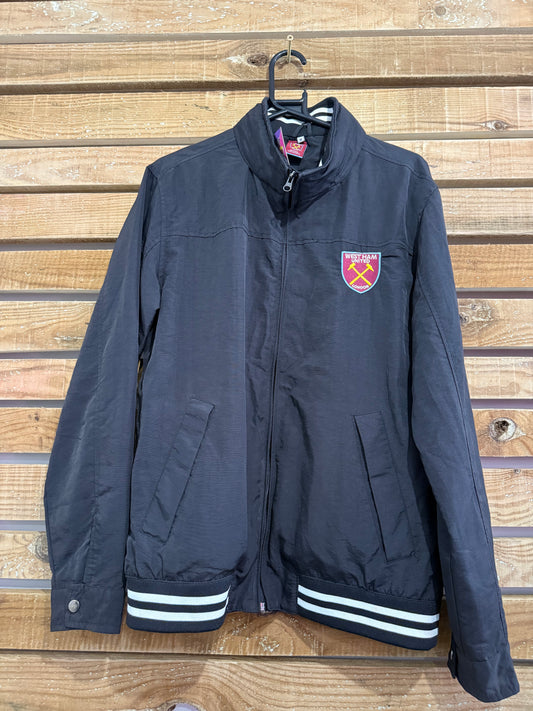 Vintage 90s West Ham Utd bomber/ Harrington jacket. Size medium.