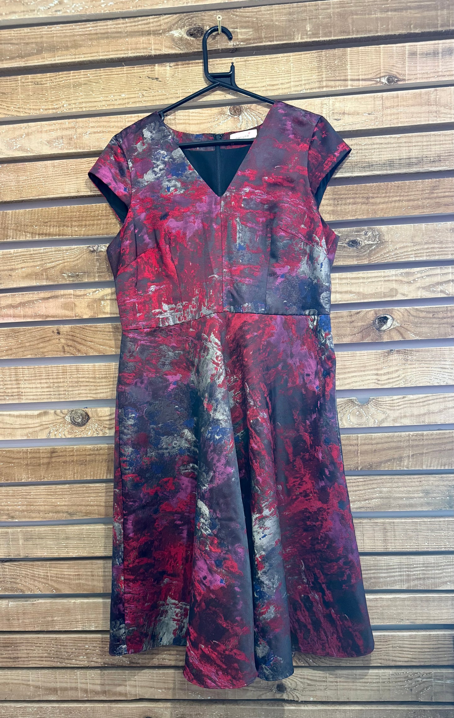 Per Una shift dress. Watercolour/abstract pattern. Evening/ summer/ office/ wedding. Size 16