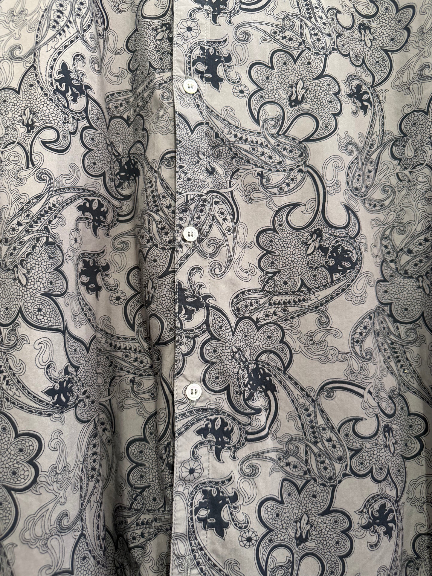 Vintage Y2K Diesel paisley patterned button up shirt. Size XL.