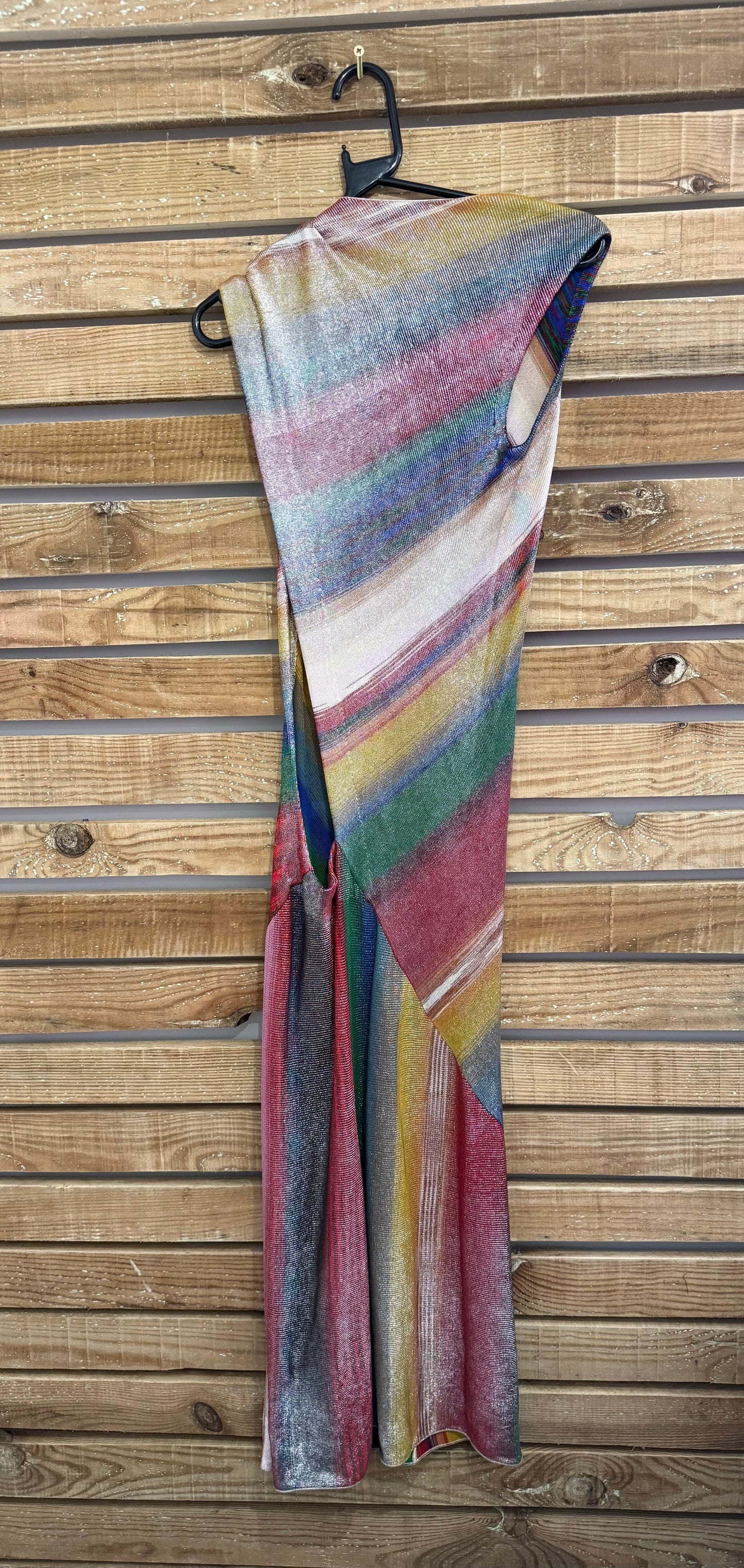 BNWT Missoni multicoloured knit metallic maxi dress. Summer/ beach/ holiday. IT46, free sizing.