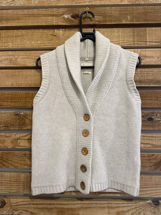 Vintage Y2K Levis Made & Crafted knitted vest jumper/ sweater. Cashmere & wool. Size small.
