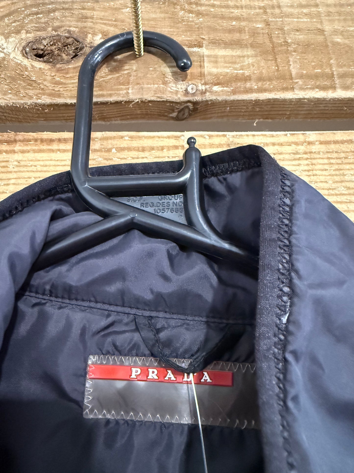 Vintage Y2K RARE Prada sport Nylon bomber jacket. Size Large.