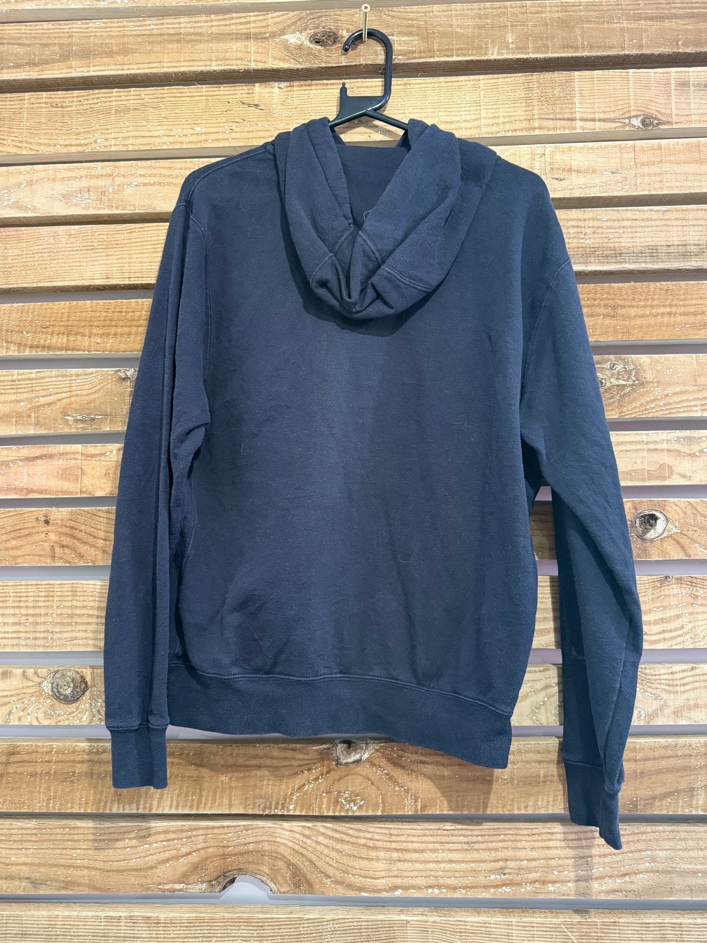 Vintage Y2K Nike Lions track & field hoodie/ hooded sweater. USA/ American. Black. Size Small.
