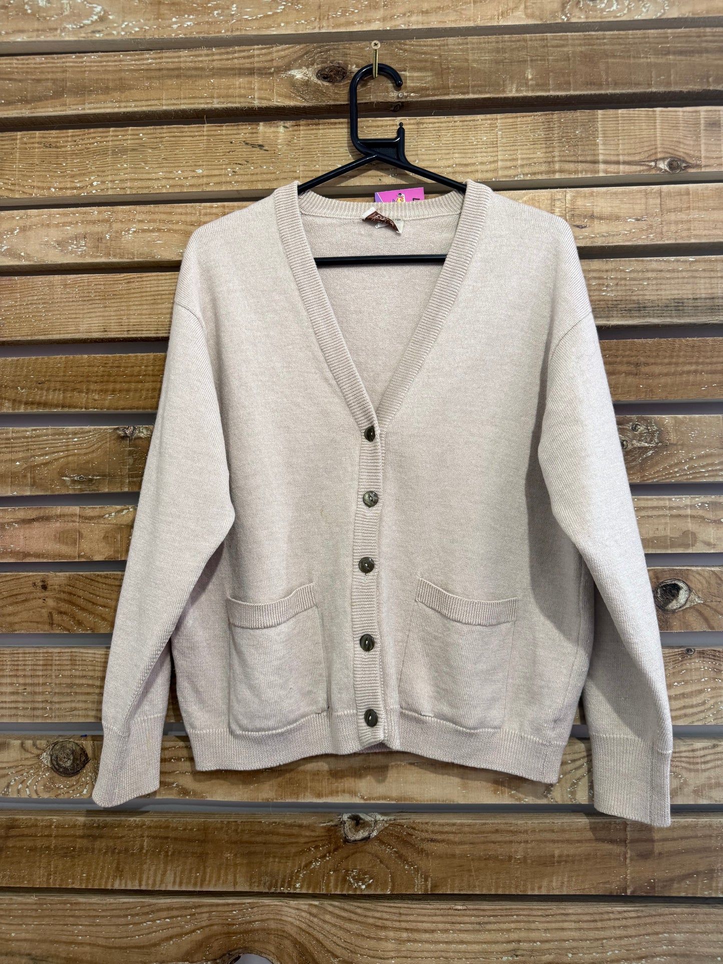 Vintage 90s Harrods by Barrie wool cardigan. Size Medium.