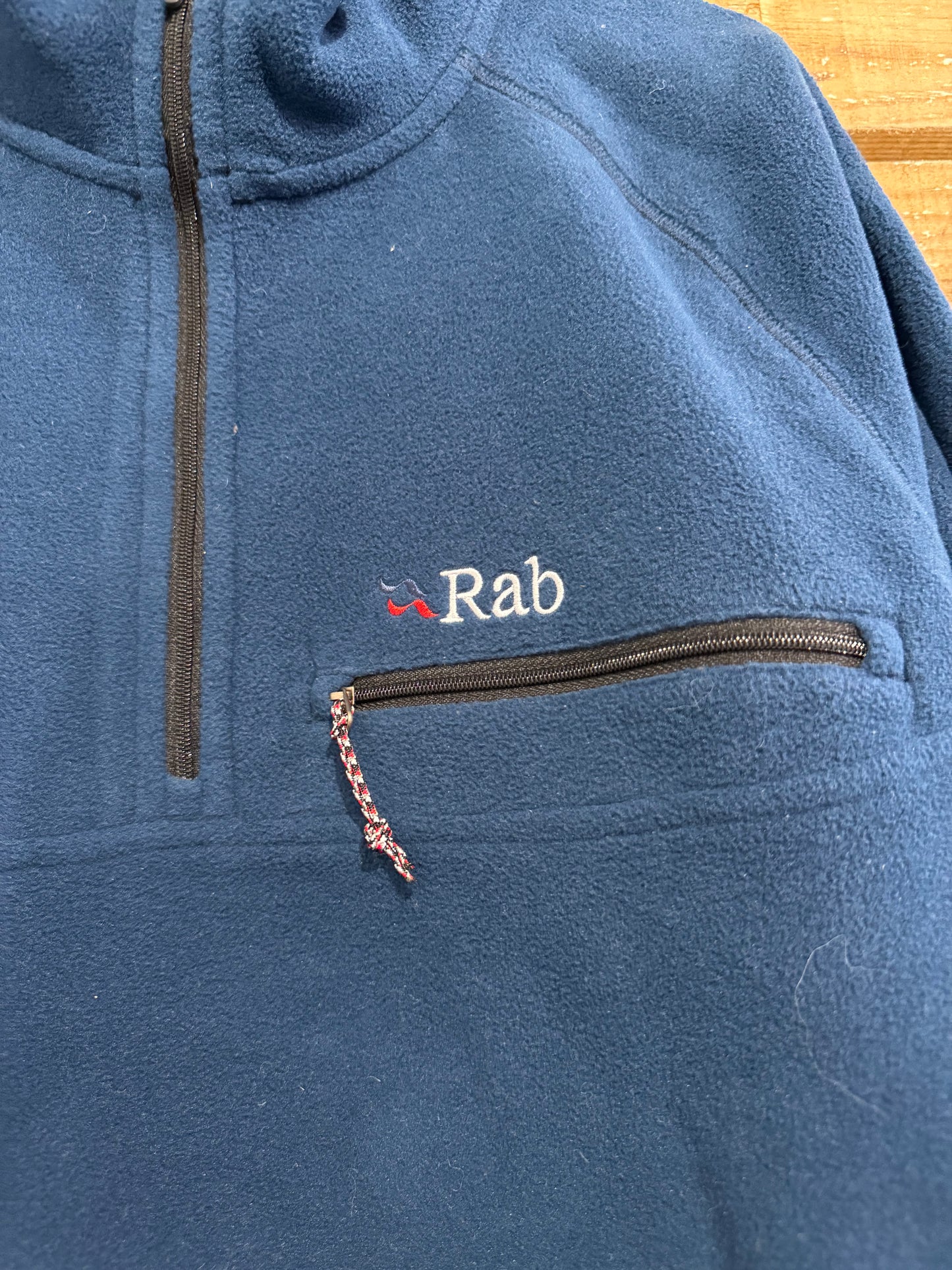 Vintage Y2K Rab 1/4 zip fleece. Blue. Size XL.