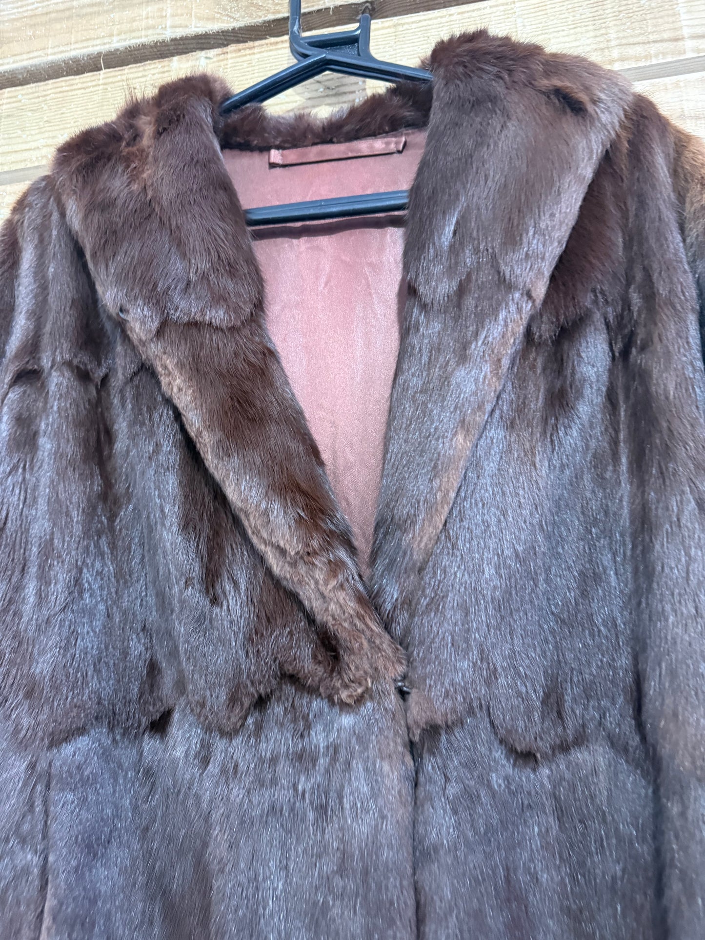 Vintage 60s Browns of Chester Squirrel Fur coat. Brown. Free sizing up to a size 16