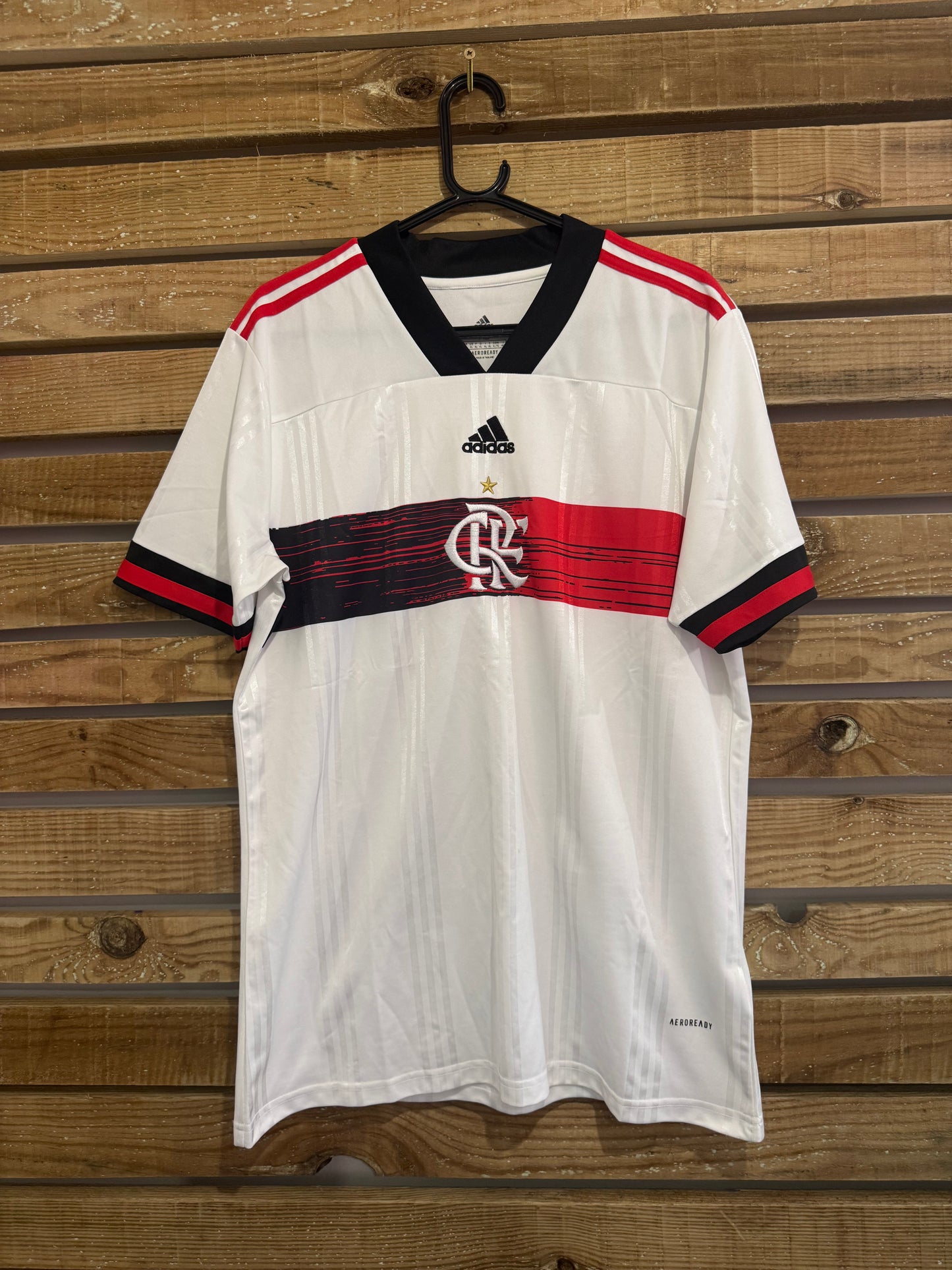 Adidas Flemengo 2020-2021 Away Football Shirt. Size XL. 70s inspired.