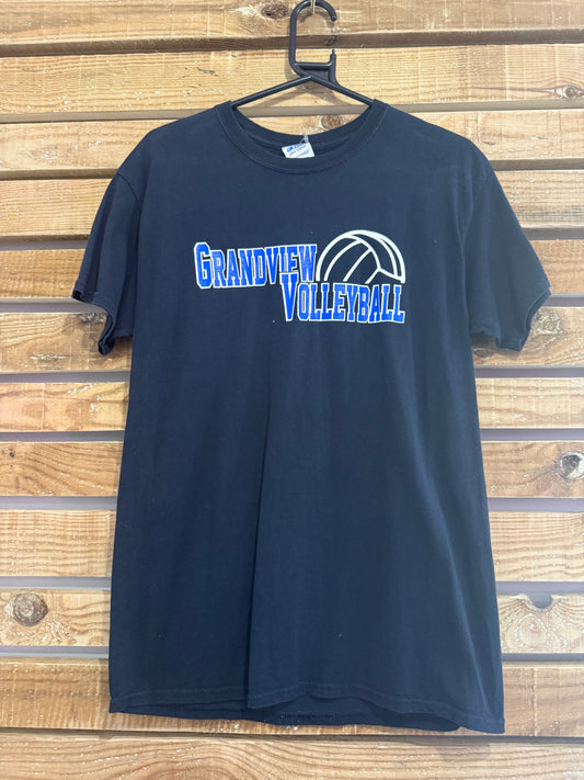 Grand view Volleyball USA American spell-out t-shirt. Size Medium