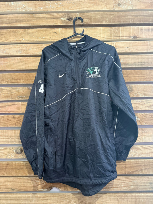 Vintage Y2K Nike Lacrosse 1/4 zip windbreaker/ shell jacket. Size XS. Festival.