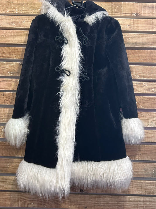Vintage 60s Astraka faux fur Afghan hooded princess coat. Free sizing up to a size 14.