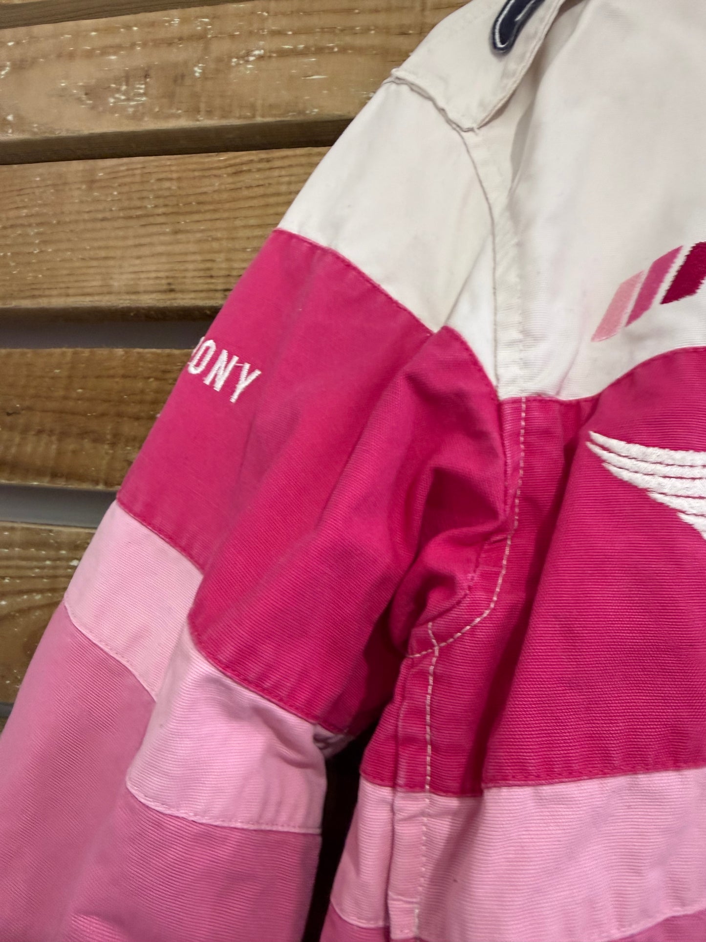 Vintage RARE Ralph Lauren Pink Pony Racing jacket. PRL. Size Small. Pink