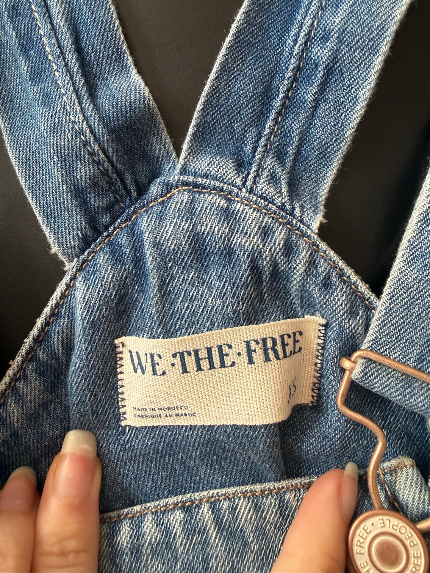 Free people denim dungarees. Summer/ festival. XS.