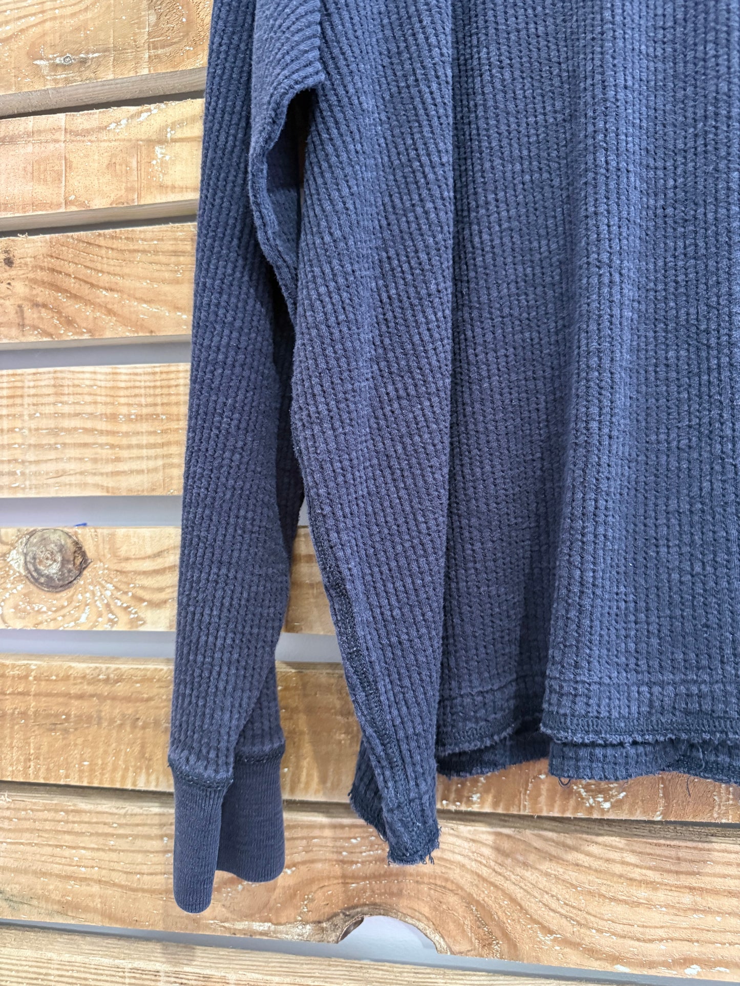 Vintage 90s Nautica waffle knit sweater/ sweatshirt. Size XXL.