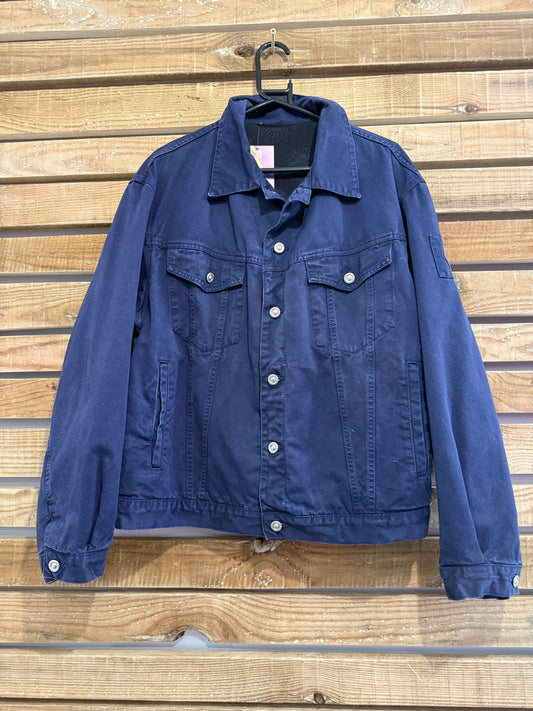 Vintage 90s RARE Versace Classic V2 Medusa  denim jacket. Size Large.