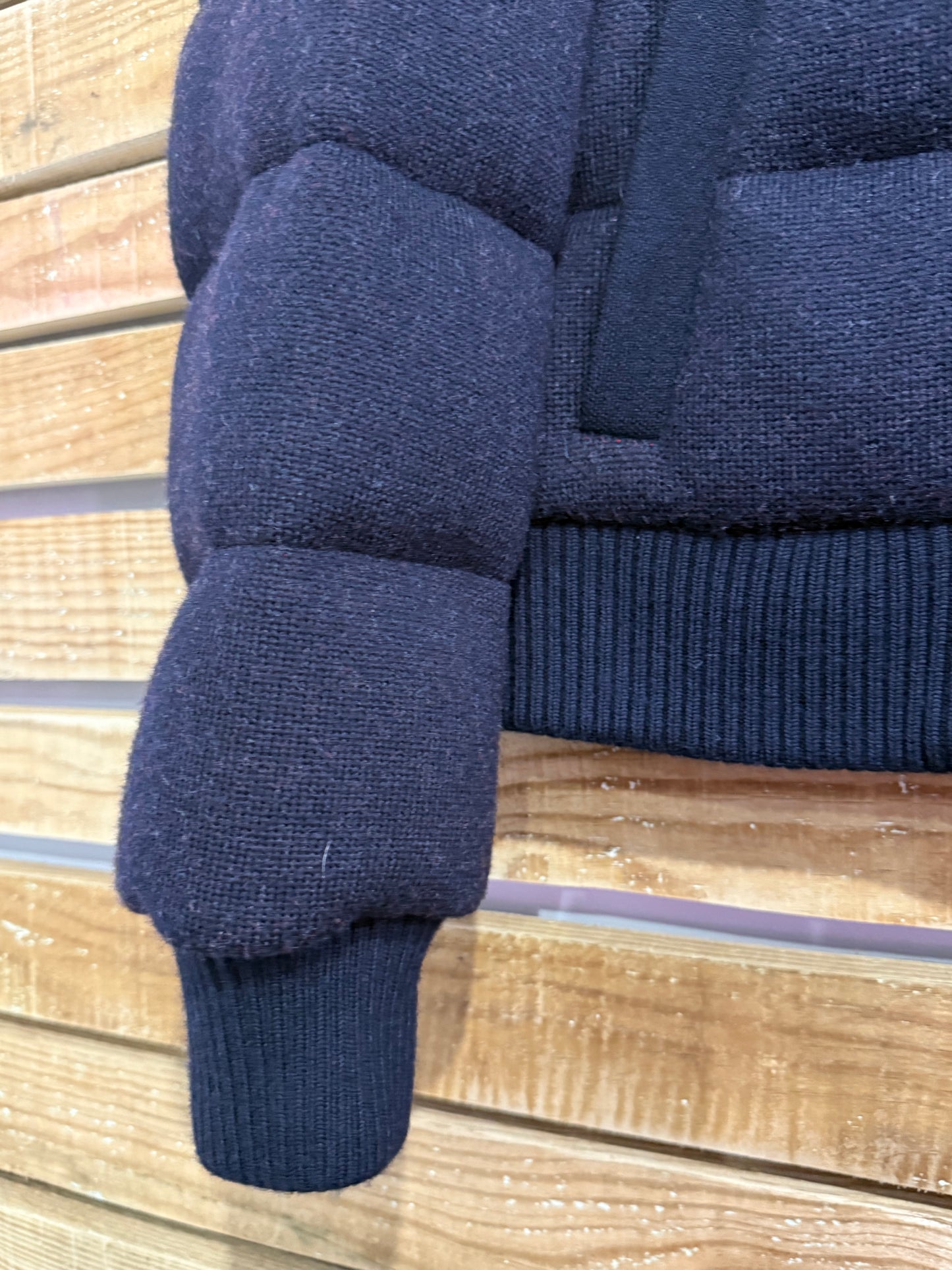 Perfect Moment knitted fairisle puffer jacket. Ski/ snow. Size Large.