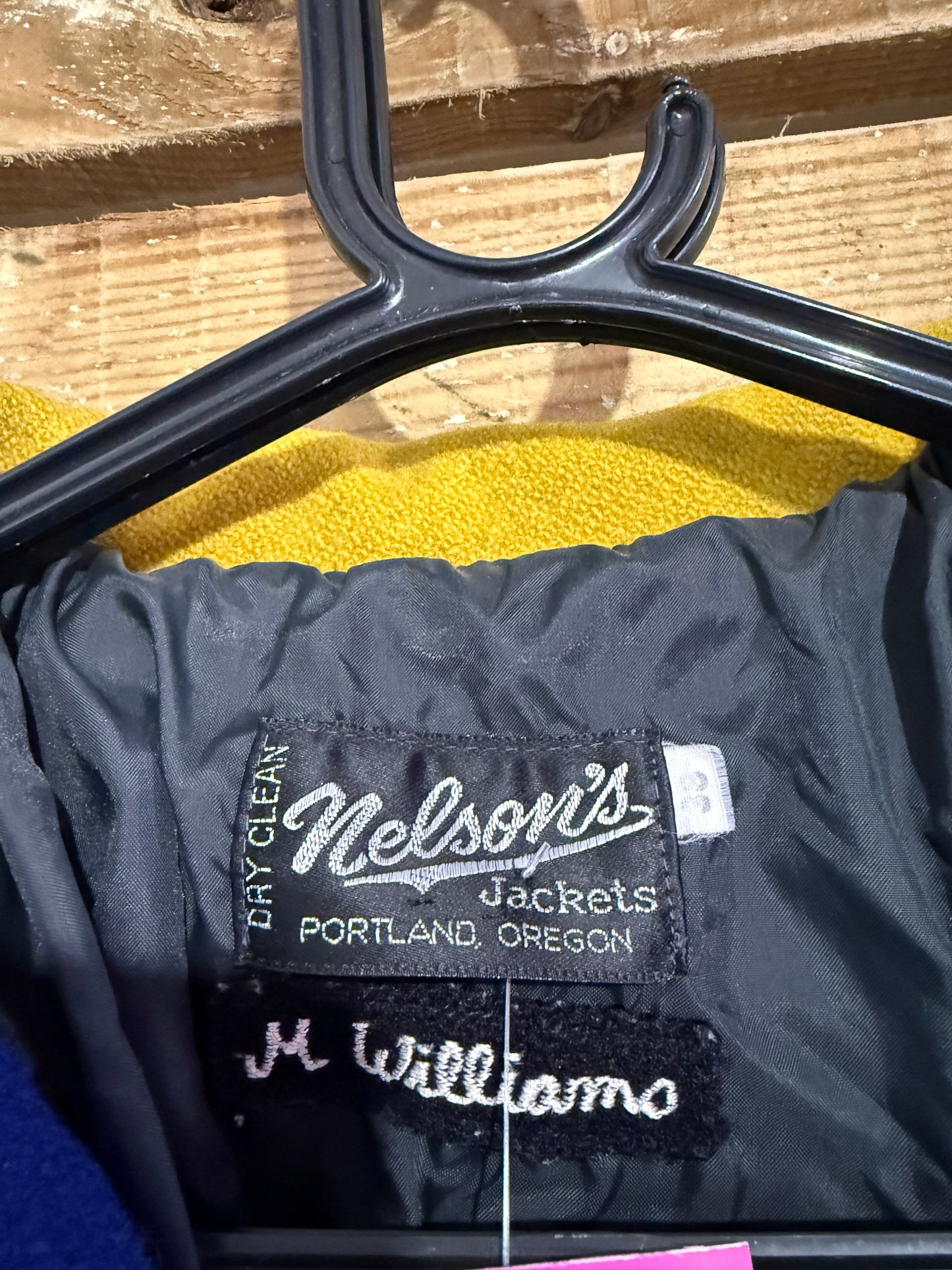 Vintage 80s Nelson’s Patriots Varsity Jacket. 50s Style. College Jacket. USA. Rockabilly. Size Small.