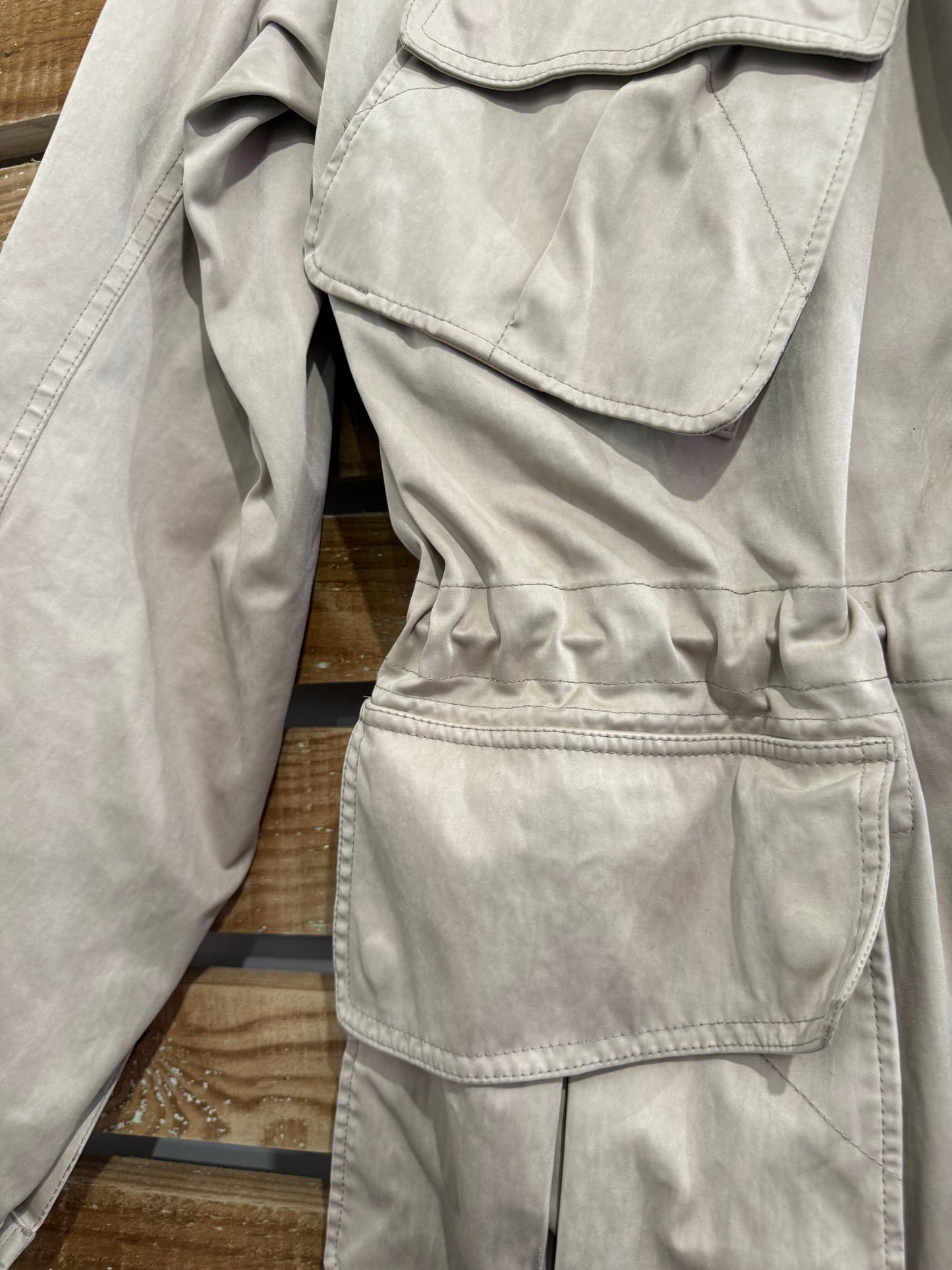 RARE Ten C Parachute Jacket/ Field Jacket. Beige. Size small.