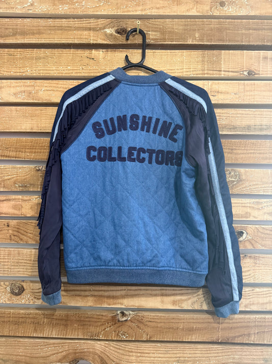 Scotch and Soda Sunshine Collectors tasselled Varsity/ College Bomber Jacket. Size Small.