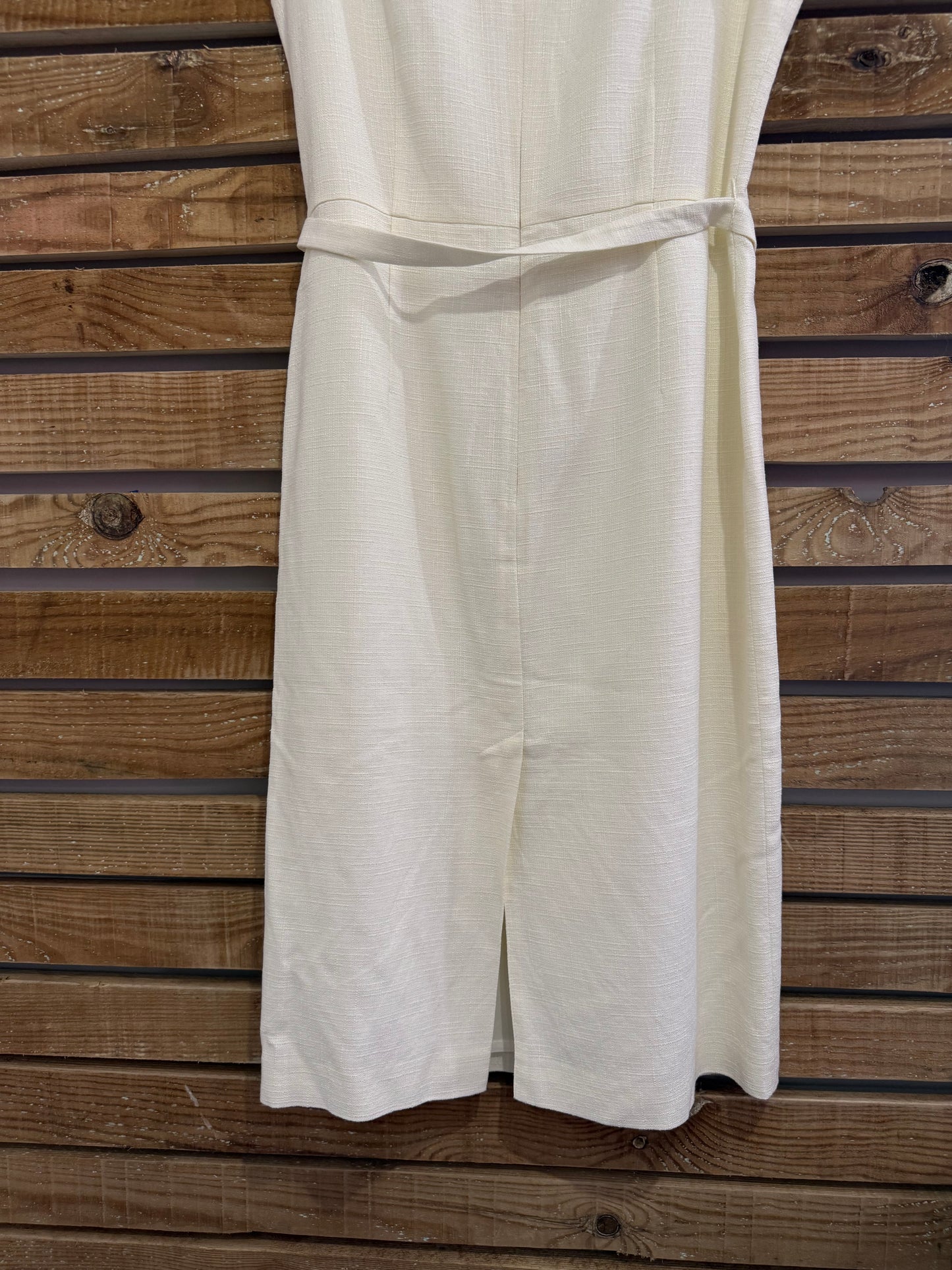 L.K Bennett linen shift dress with belt. Evening/ summer/ office/ wedding. Size 14