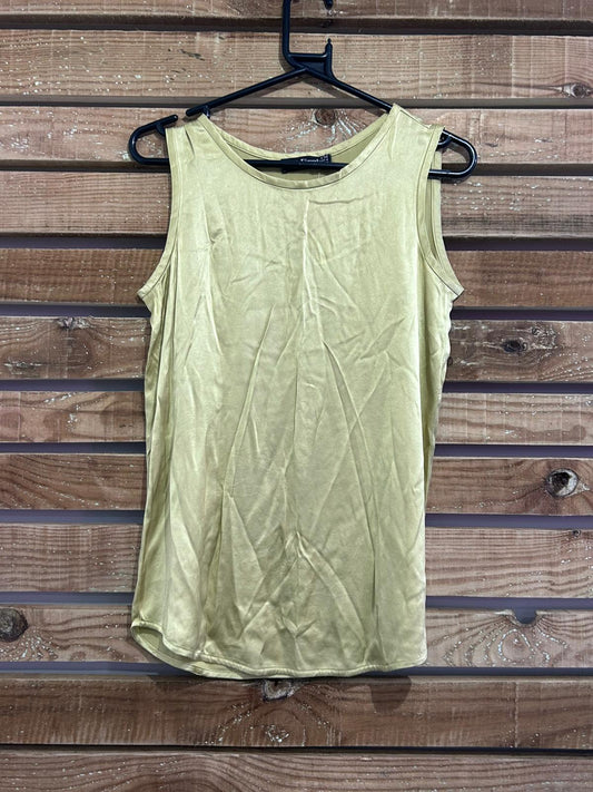 Vintage 80s Louis Féraud silk sleeveless top. Size UK8