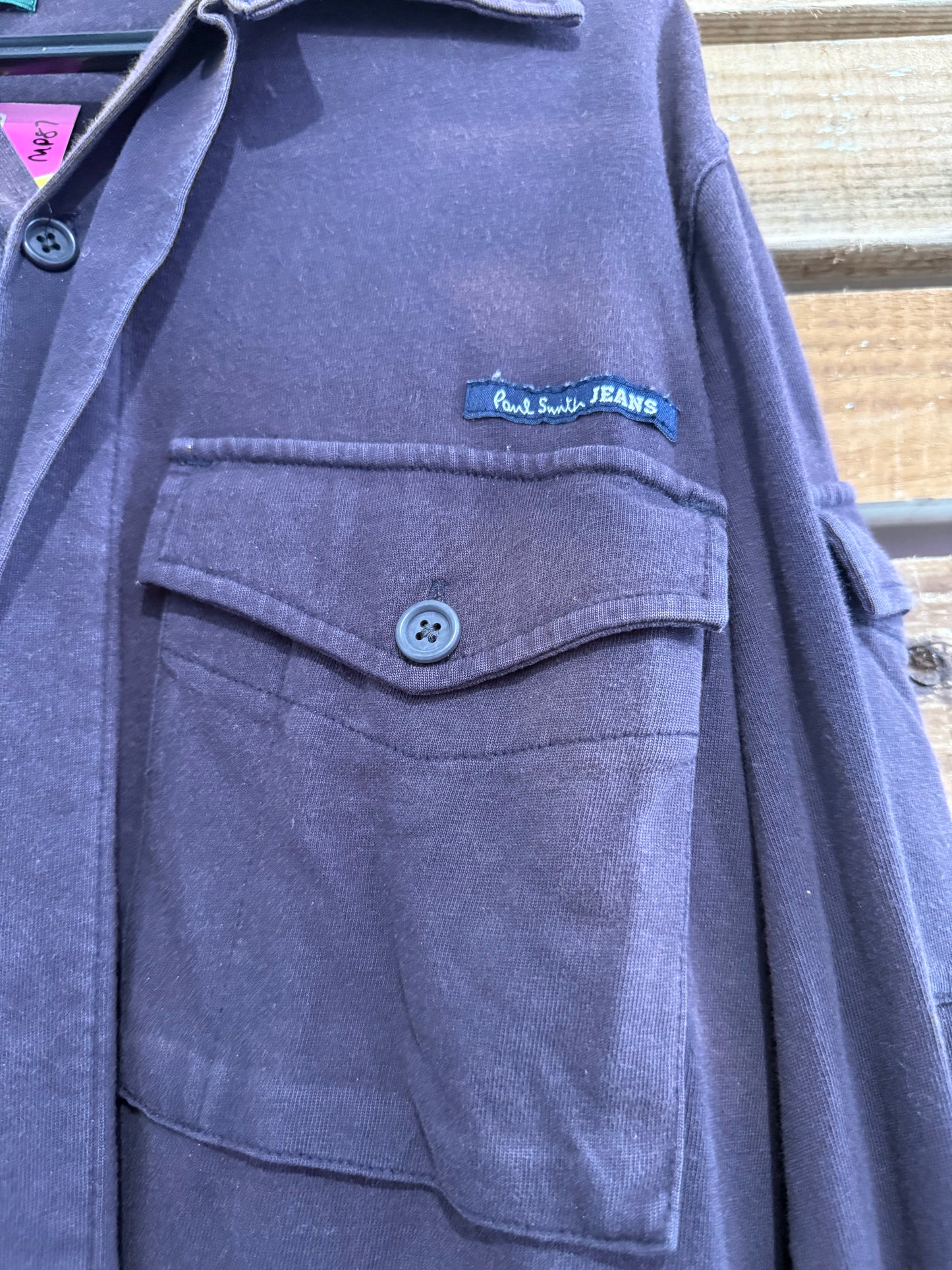 Vintage 90s Paul Smith Shirt. Military/ Overshirt. Size Large.