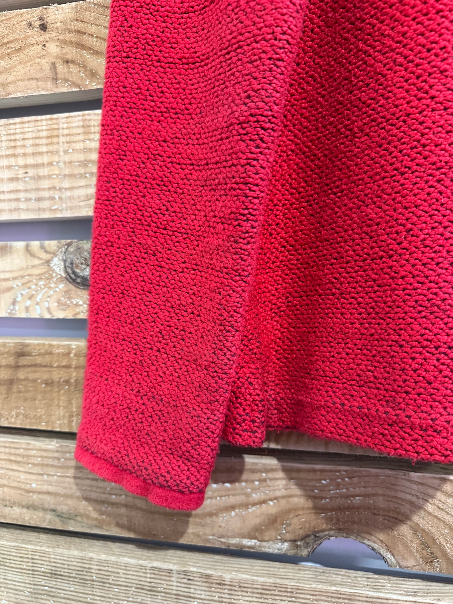 Vintage Y2K Weird Fish 1/4 zip jumper/ sweater. Size Small.