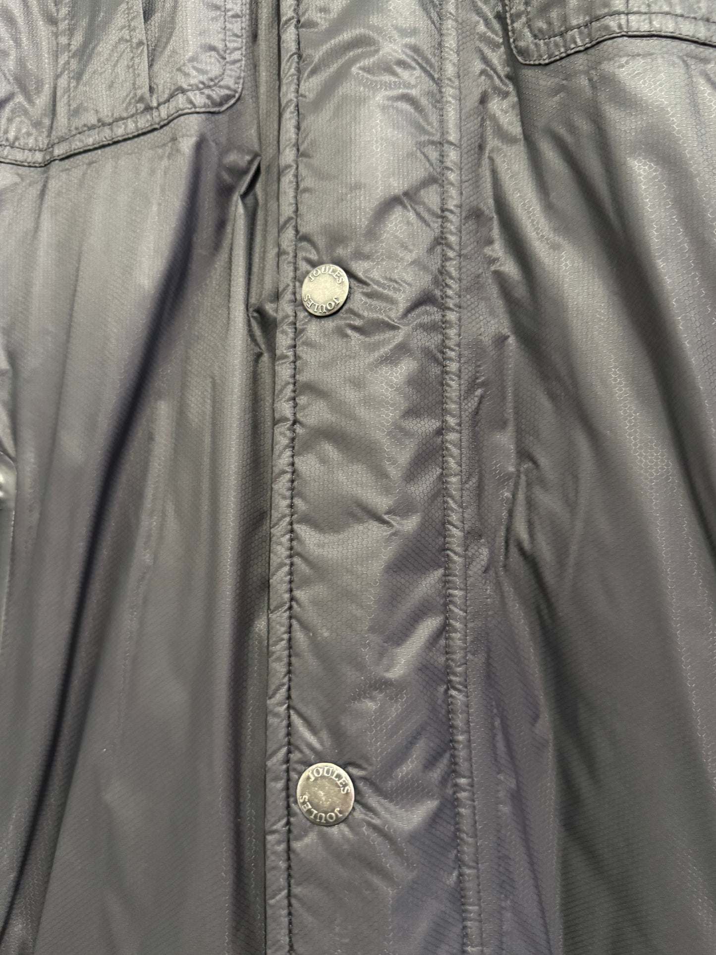Vintage Y2K Joules rain jacket. Black. Size Medium.