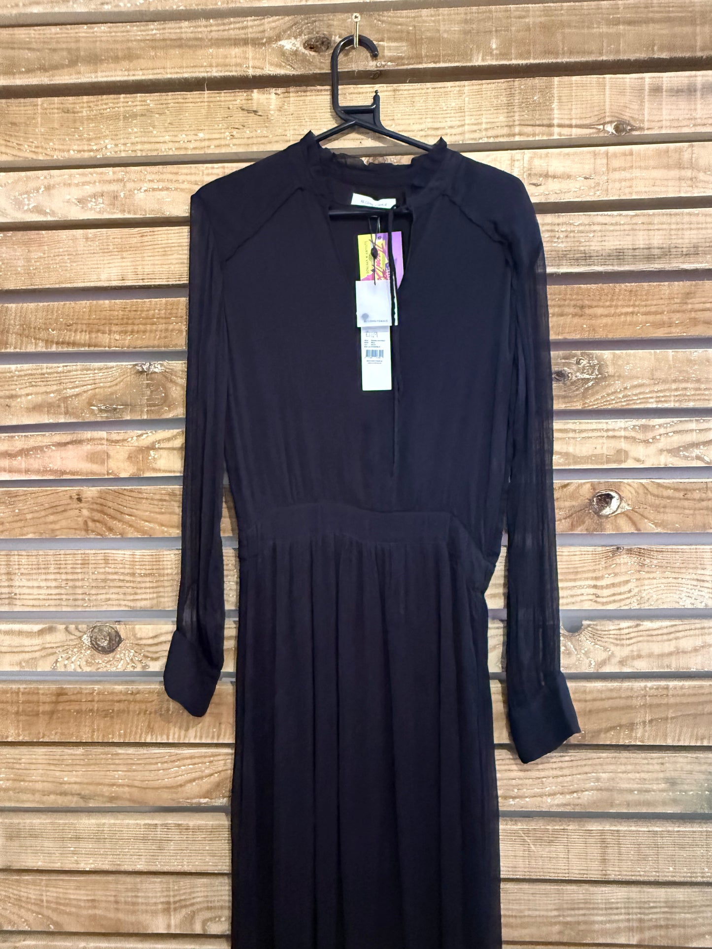 BNWT Second Female Violette maxi dress. Black. Size XS. Whimsy/ Goth/ fairycore. Summer.