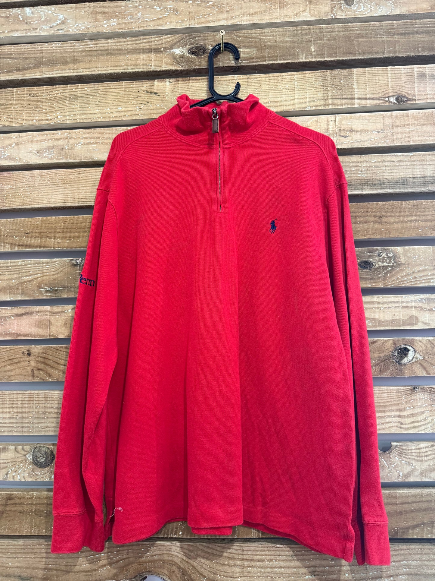 Vintage 90s Ralph Lauren 1/4 zip sweater/ sweatshirt. Size XL.