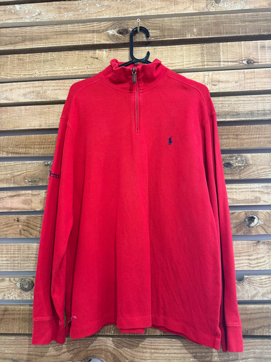 Vintage 90s Ralph Lauren 1/4 zip sweater/ sweatshirt. Size XL.