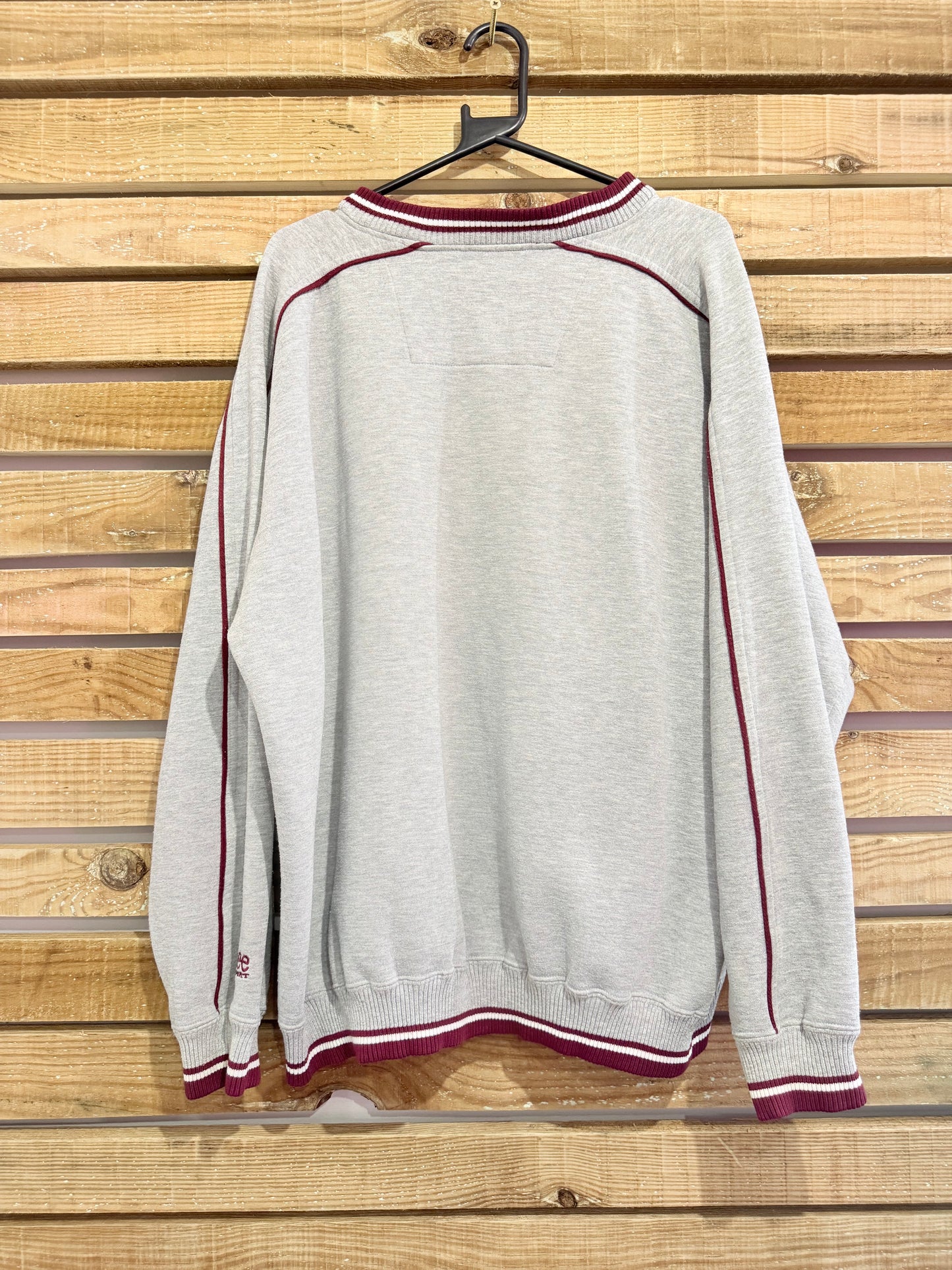 Vintage 90s Lee American varsity embroidered sweater/ sweatshirt. “Sun Devils, Arizona State” USA. Size XL.