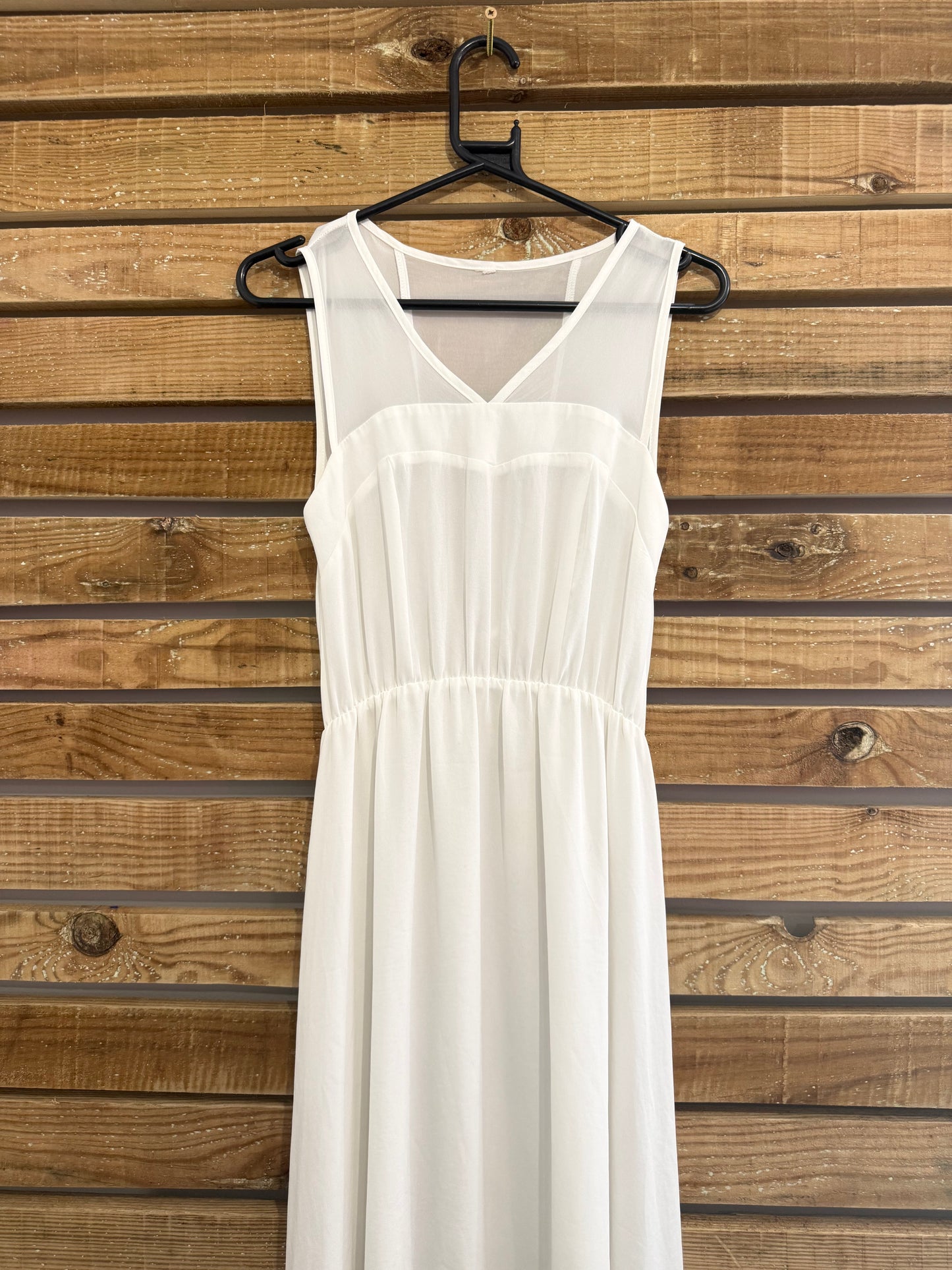Maje summer sheer detail maxi dress. Summer/ festival/ evening/wedding. Size 8.