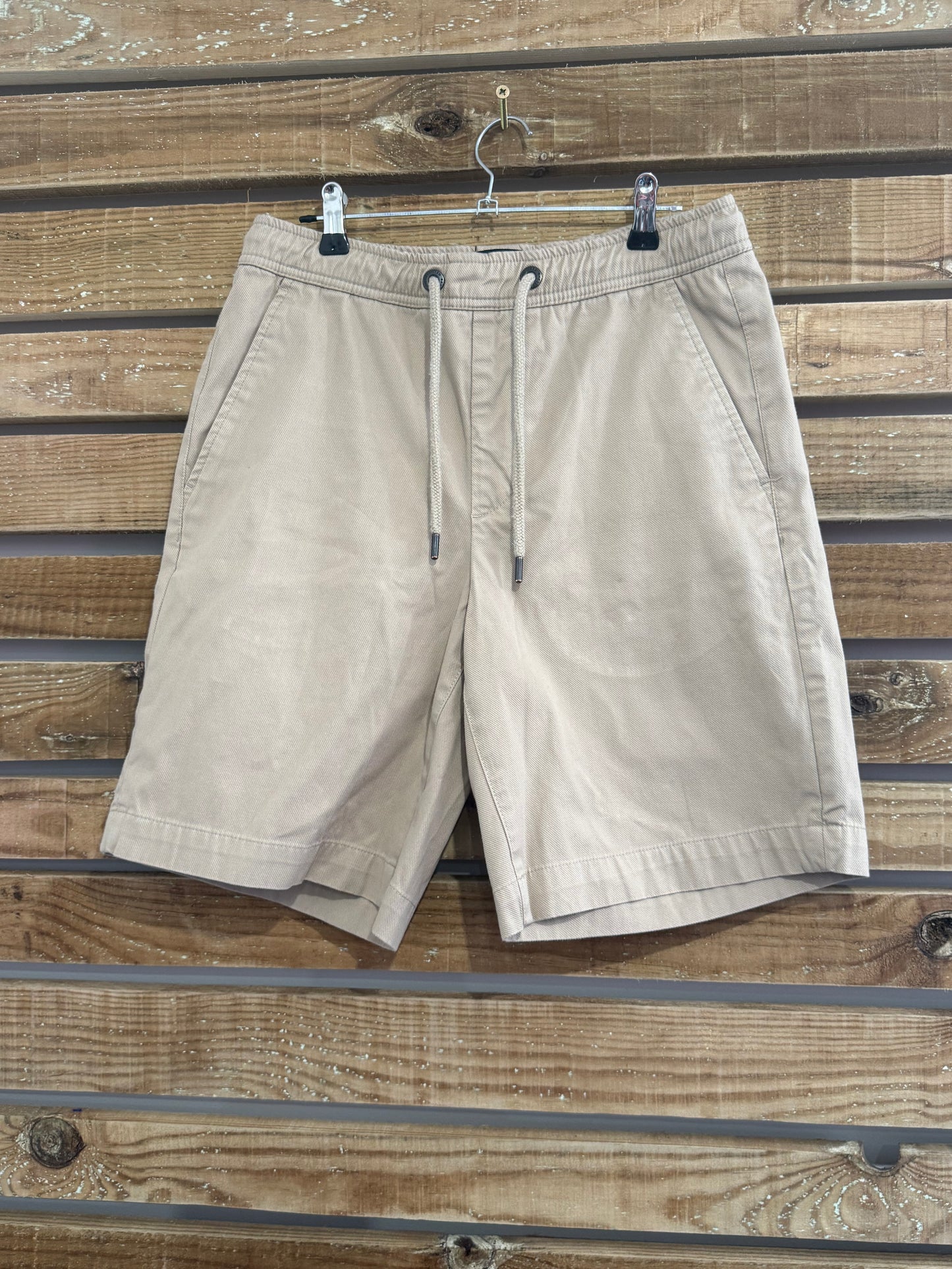 Ted Baker cotton shorts. 30” waist. Beige. Golf/summer/holiday.