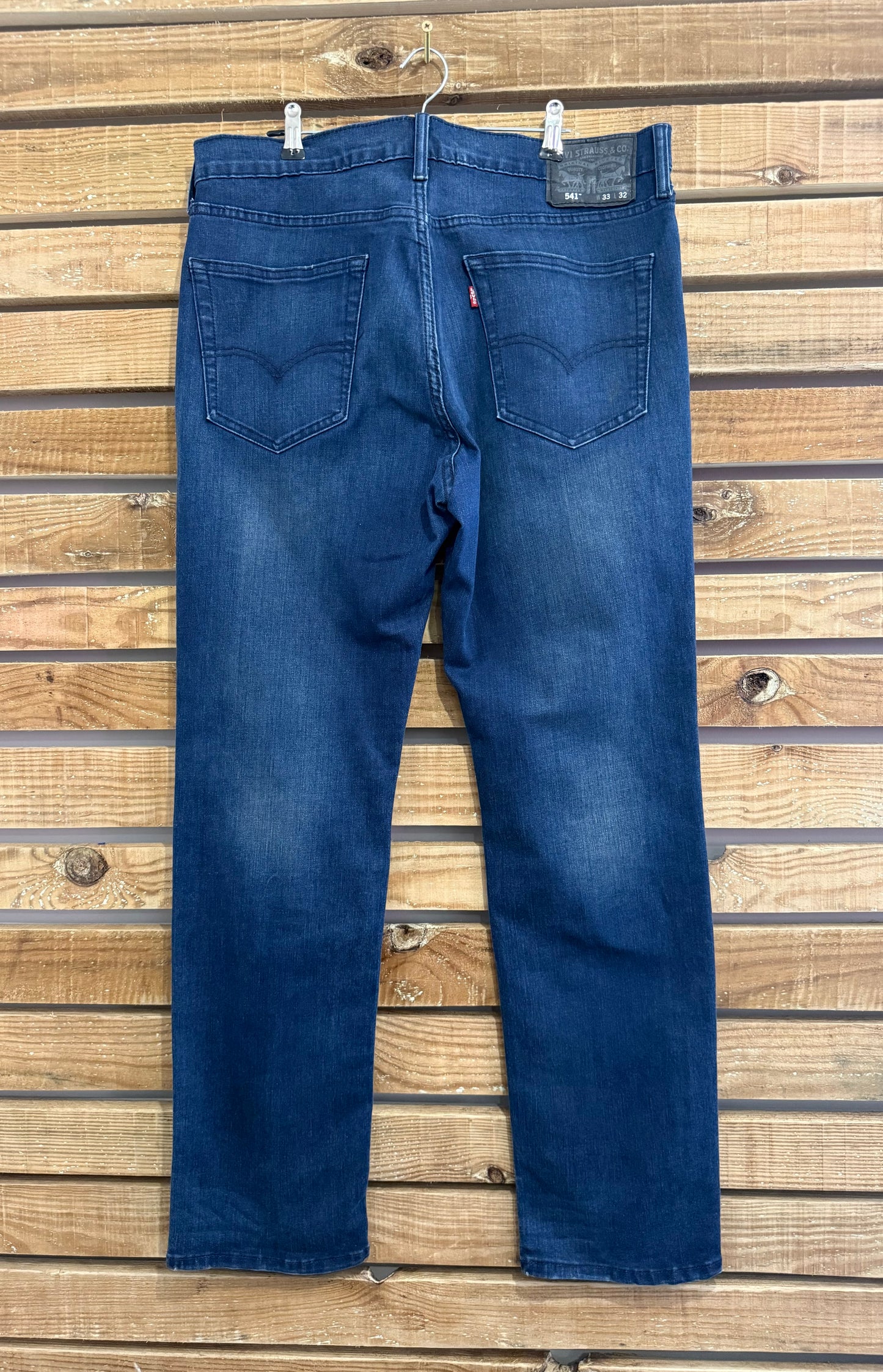 Vintage 90s Levi’s 541 Dark Blue/ Indigo Jeans. Waist 34” leg 31.5”